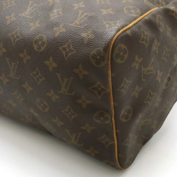 LOUIS VUITTON Brown Monogram Speedy 40 Bag - Picture 4 of 9